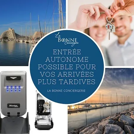 Le Murmure Du Palmier * A 2 Min * Parking Prive * Terrasse La Grande Motte