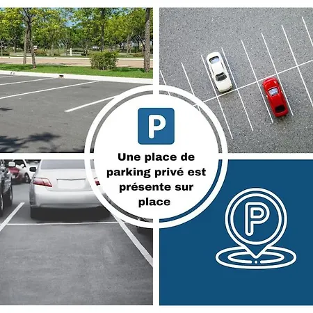 Apartmán Le Murmure Du Palmier * A 2 Min * Parking Prive * Terrasse *