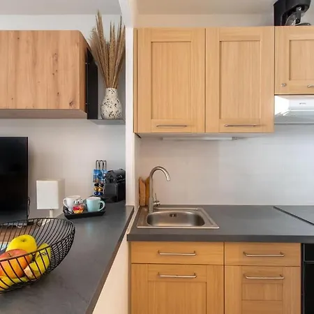 Apartmán Le Murmure Du Palmier * A 2 Min * Parking Prive * Terrasse