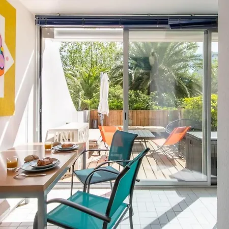 Le Murmure Du Palmier * A 2 Min * Parking Prive * Terrasse Apartment