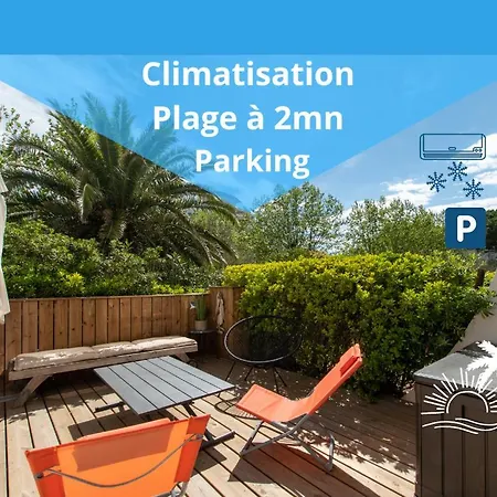 Le Murmure Du Palmier * A 2 Min * Parking Prive * Terrasse * La Grande-Motte